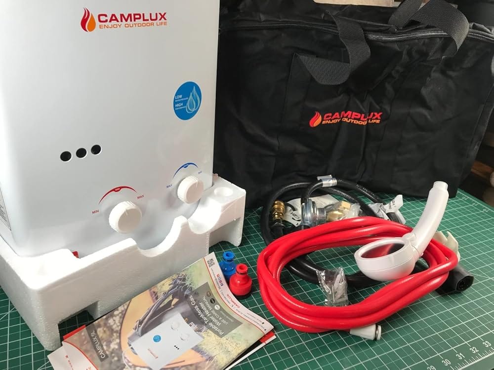 Customer photo review of Camplux AY132 Portable Water Heater
