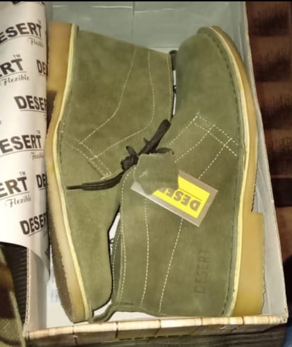 Customer photo review of VESPA 7021 SUEDE VELLIE OLIVE