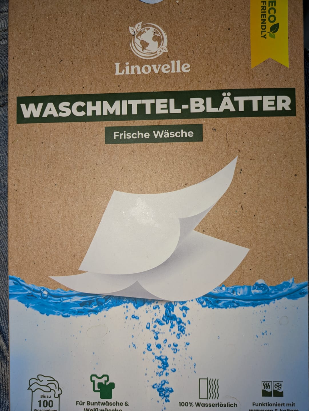 Customer photo review of Waschmittelblätter + 35 Extra GRATIS Wäschen