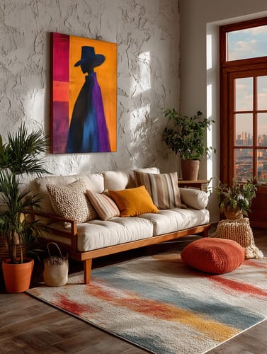 Customer review photo for Colorful Painting #CA273