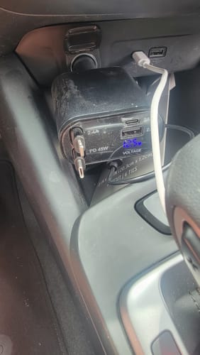 Customer photo review of 4 in 1 Car Charging Port