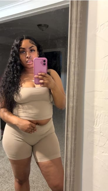 Customer photo review of MORE FACE Deep Wave Curly Human Hair Wigs 13x4 13x6 Transparent Lace Front Human Hair Wigs