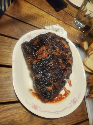 Reseña con foto de un cliente sobre Picaña Pieza Básica