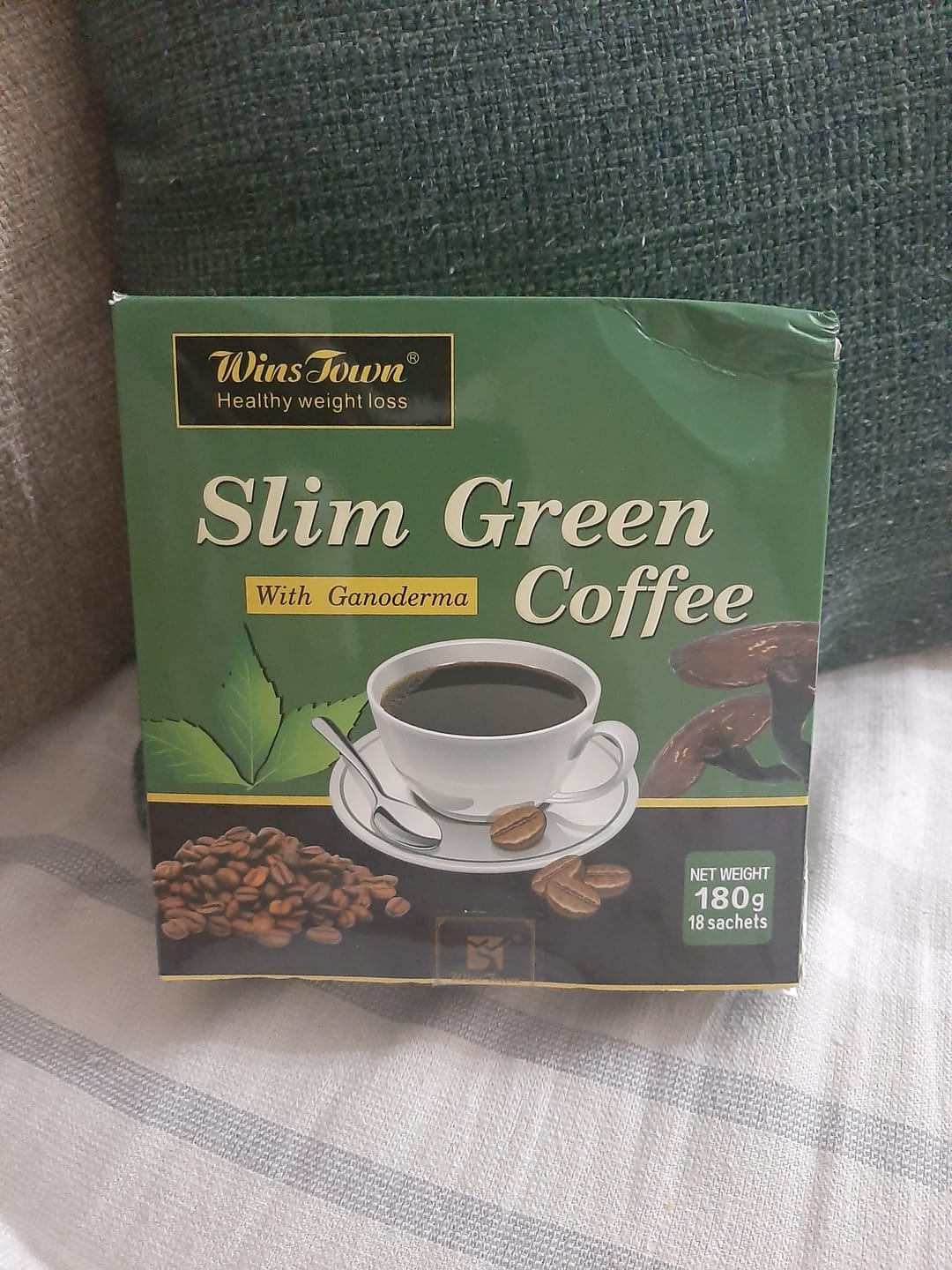 Customer photo review of Slim green coffee - 18 sachets