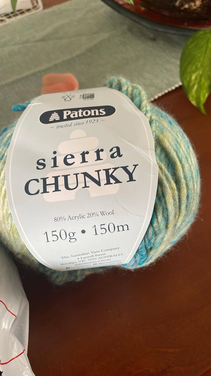 Customer photo review of Sierra Chunky - Patons