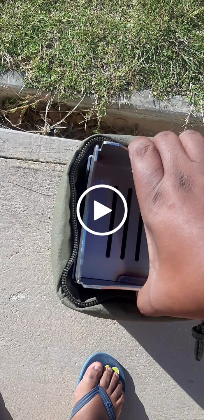 Customer video review of Custom Carry Bag for the ROCKETSTOVE+