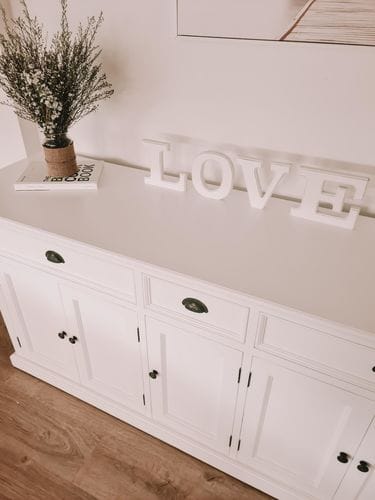 Customer photo review of Buffet with 3 Drawers and 5 Doors