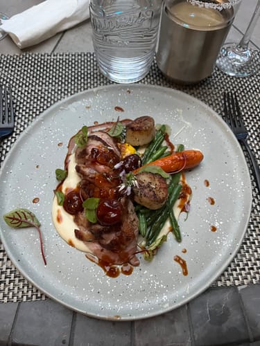 Customer photo review of Sweet July Edgewater Collection Dinner Plate