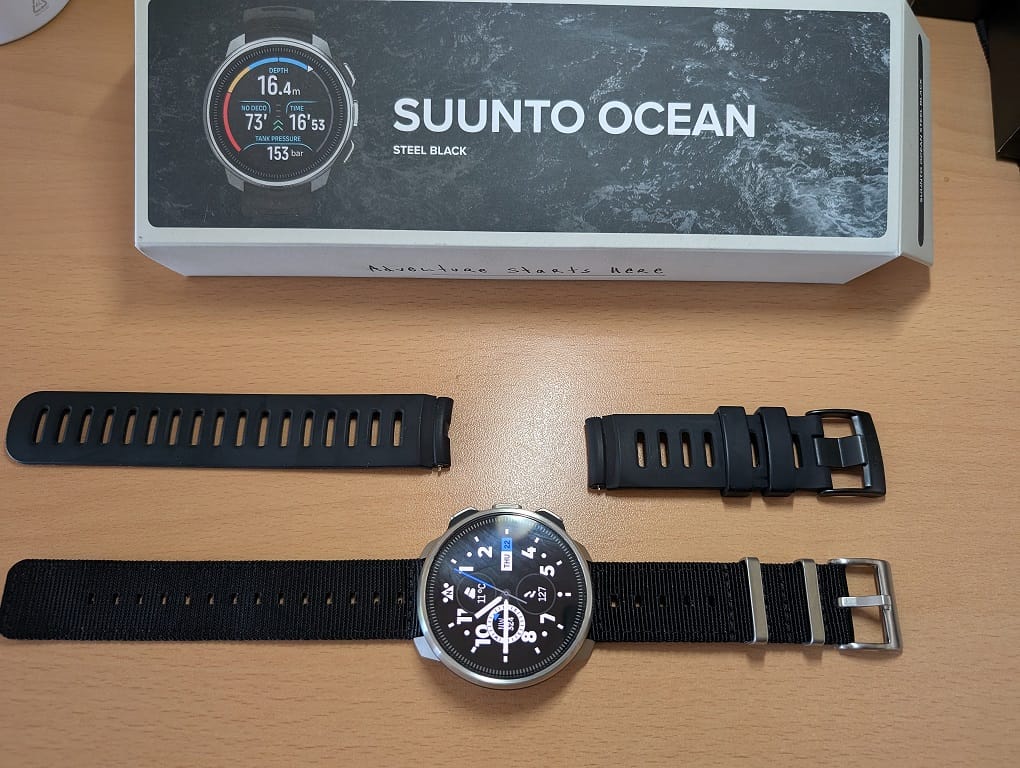 Customer photo review of Suunto Tough Nylon Watch Band - Rugged and Versatile