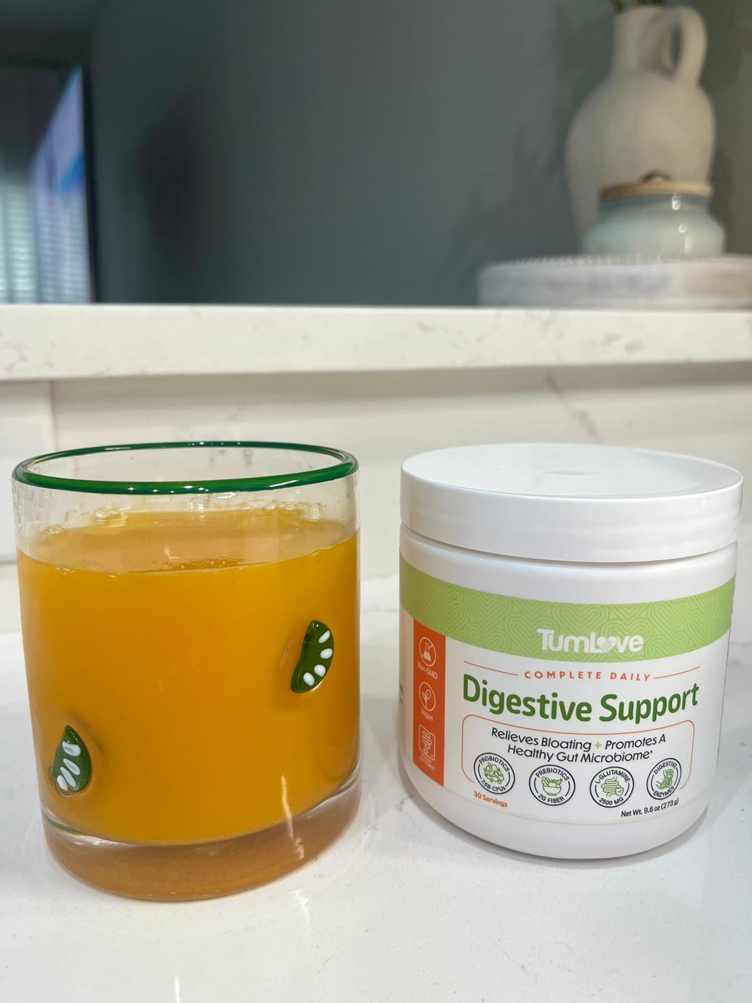 Customer photo review of Daily Digestive Support Powder