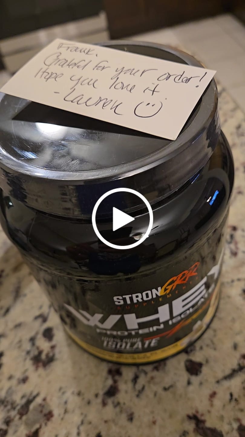 Customer video review of Whey Protein