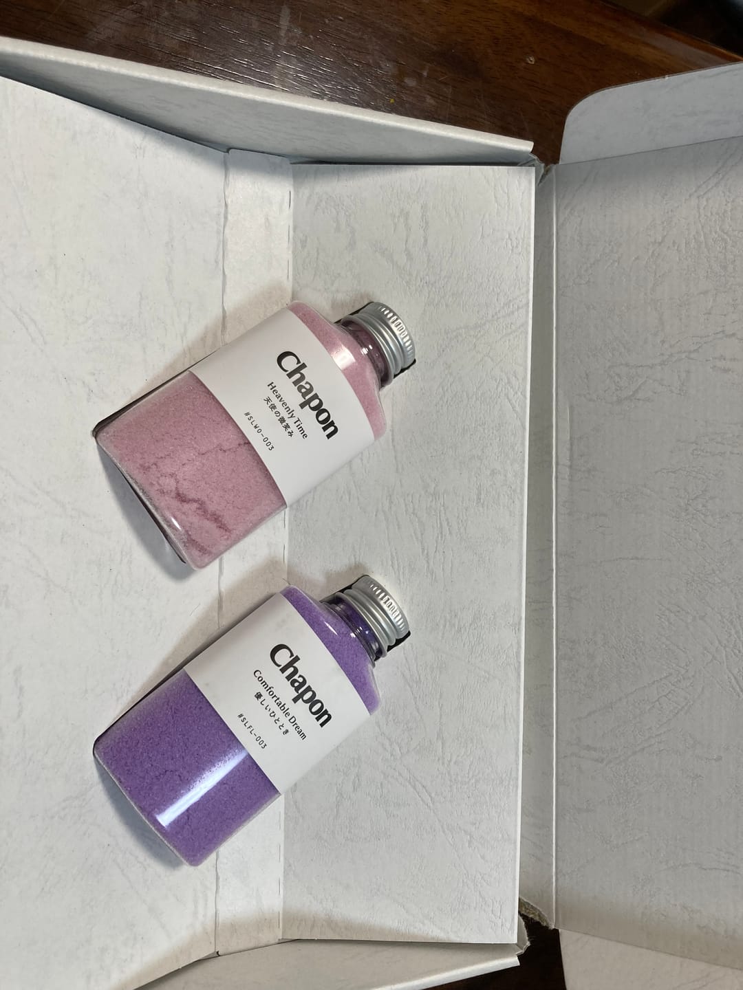 Customer photo review of 【期間限定】いつもありがとう 母の日限定 贅沢な休息 2本セット