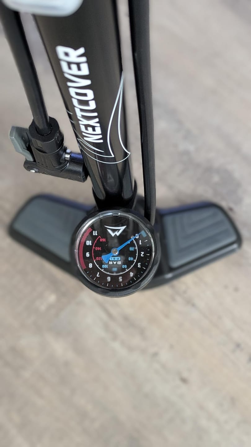 Customer photo review of Fahrrad Luftpumpen für alle Ventile mit Airflow-Technologie