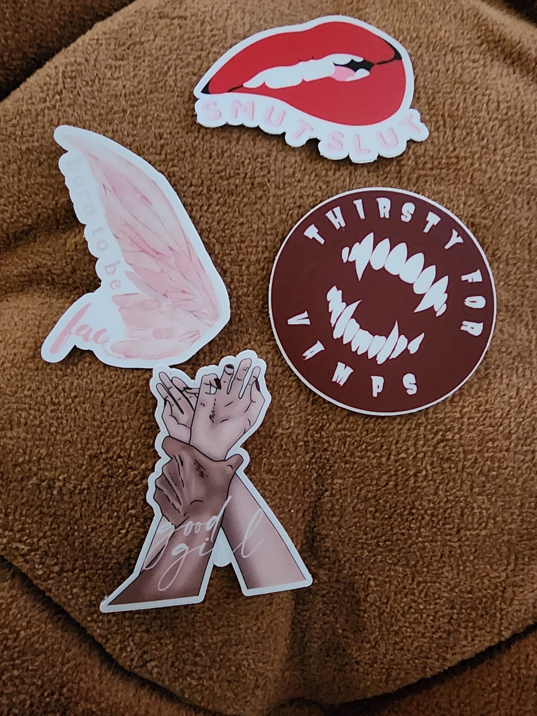 Customer photo review of good girl restraint sticker