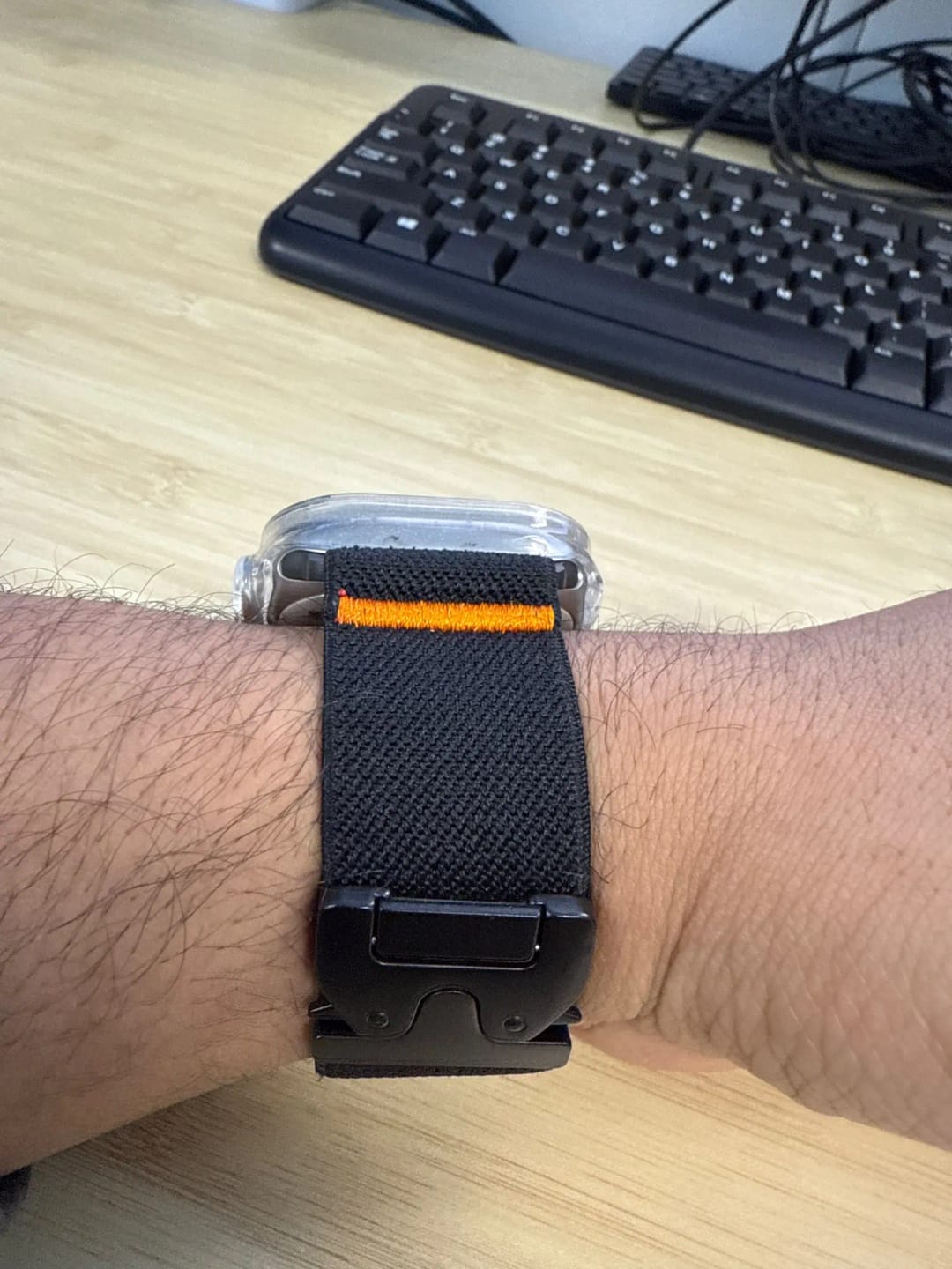 Customer photo review of bandkult Apple Watch Armband "Skydive"