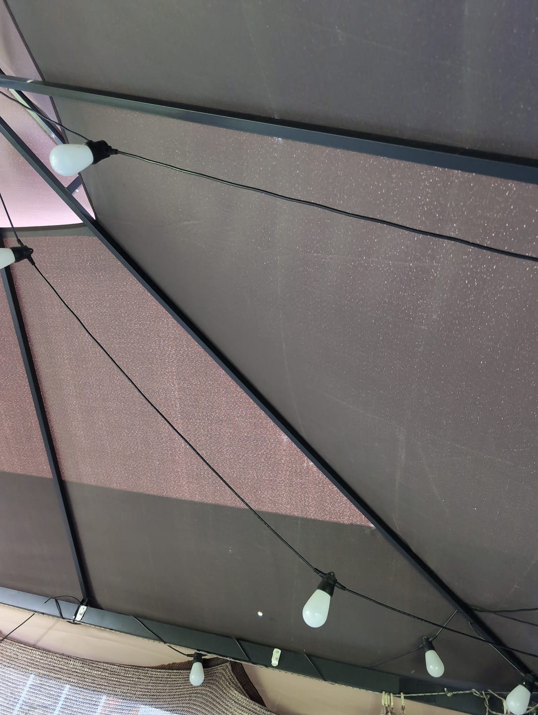 Customer photo review of Replacement Parts - 10' x 10' Conley Gazebo with Awning and Bar