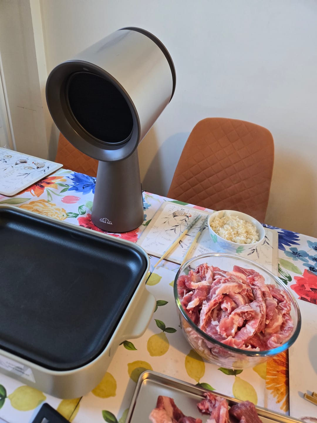 Customer photo review of Casa Mia Portable Range Hood 2nd Gen (Rechargeable Model) - Metallic Gray
