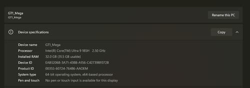 Customer photo review of GEEKOM AI PC GT1 Mega ミニPC 第14世代 インテル® CORE™ Ultra5-125H/ Ultra9-185H