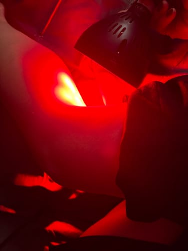 Customer photo review of Target Light 2.0 - Handheld Red Light Therapy