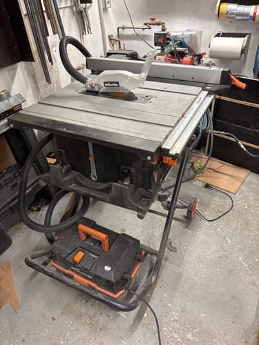 Customer photo review of Scie sur table 255mm Evolution RAGE5-S avec Lame multi-matériaux TCT