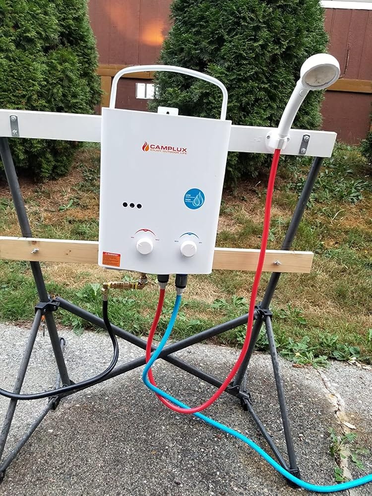 Customer photo review of Camplux AY132 Portable Water Heater