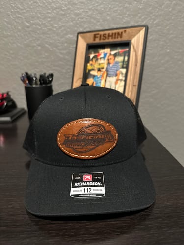 Customer photo review of Richardson 112 Custom Leather Patch Hat