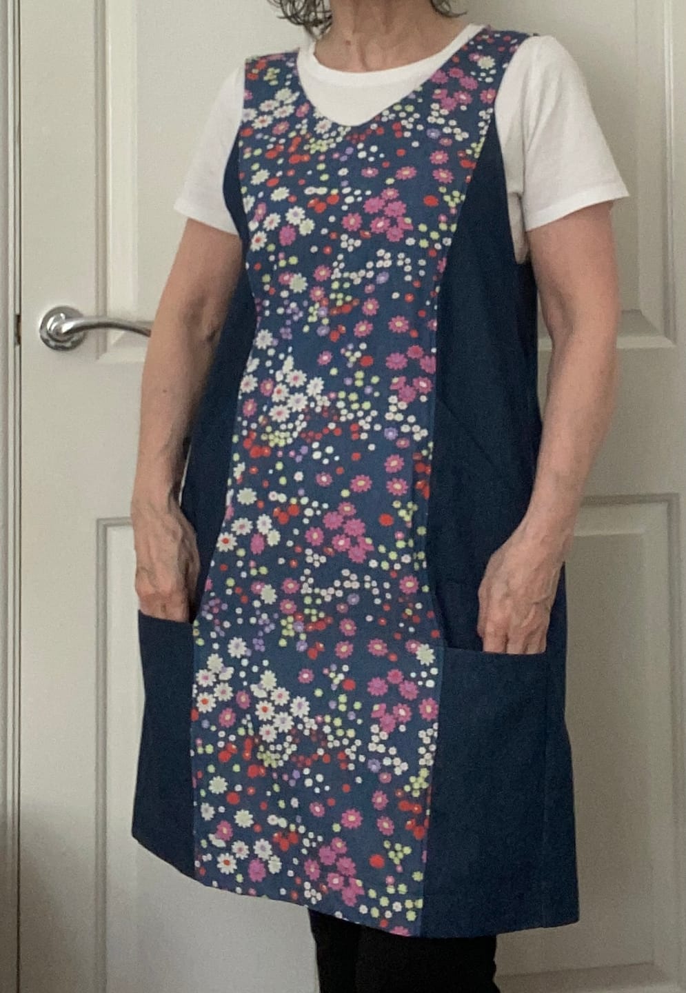 Customer photo review of 8oz Washed Denim Fabric