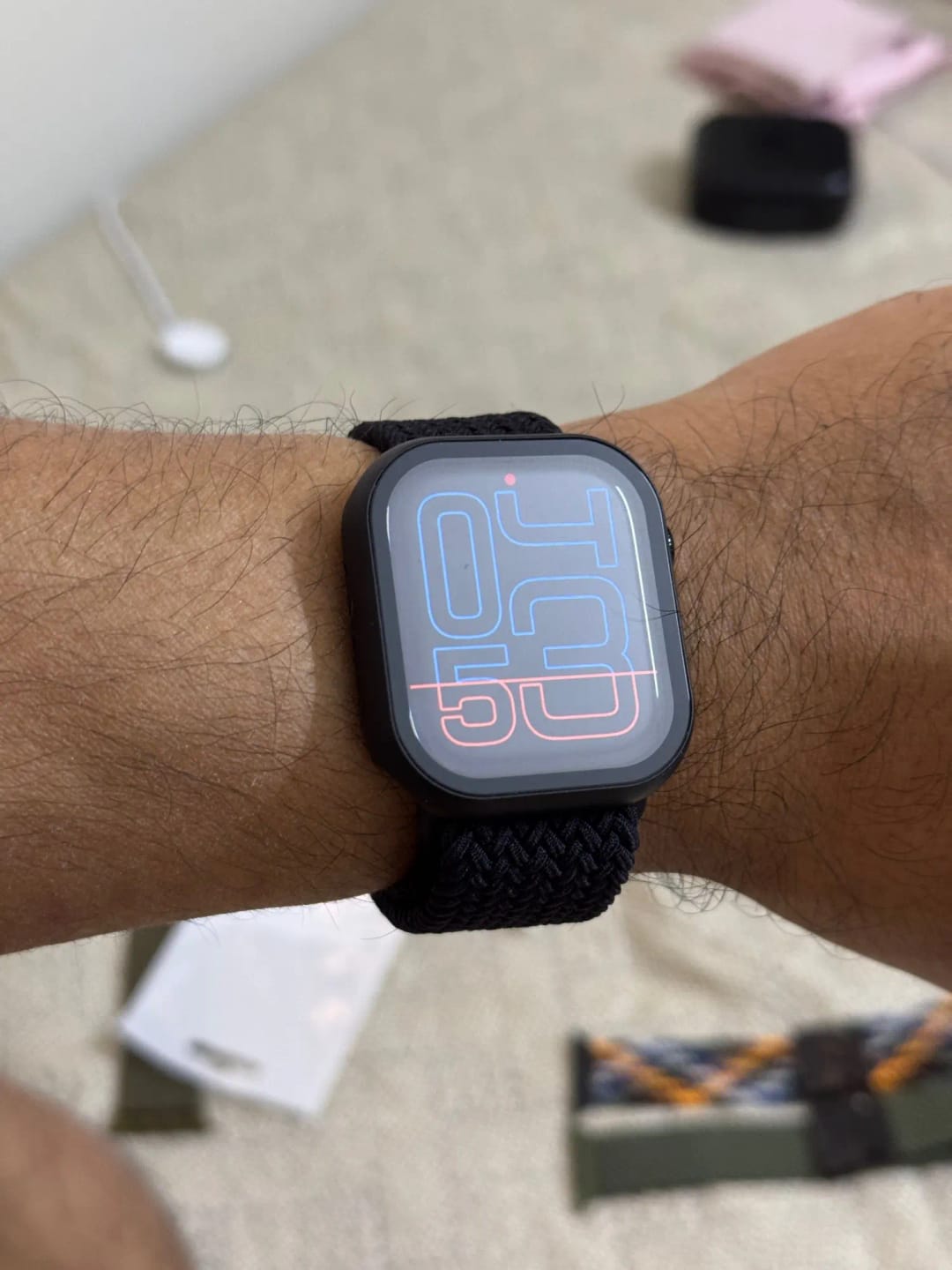 Customer photo review of bandkult Apple Watch Armband "Skydive"