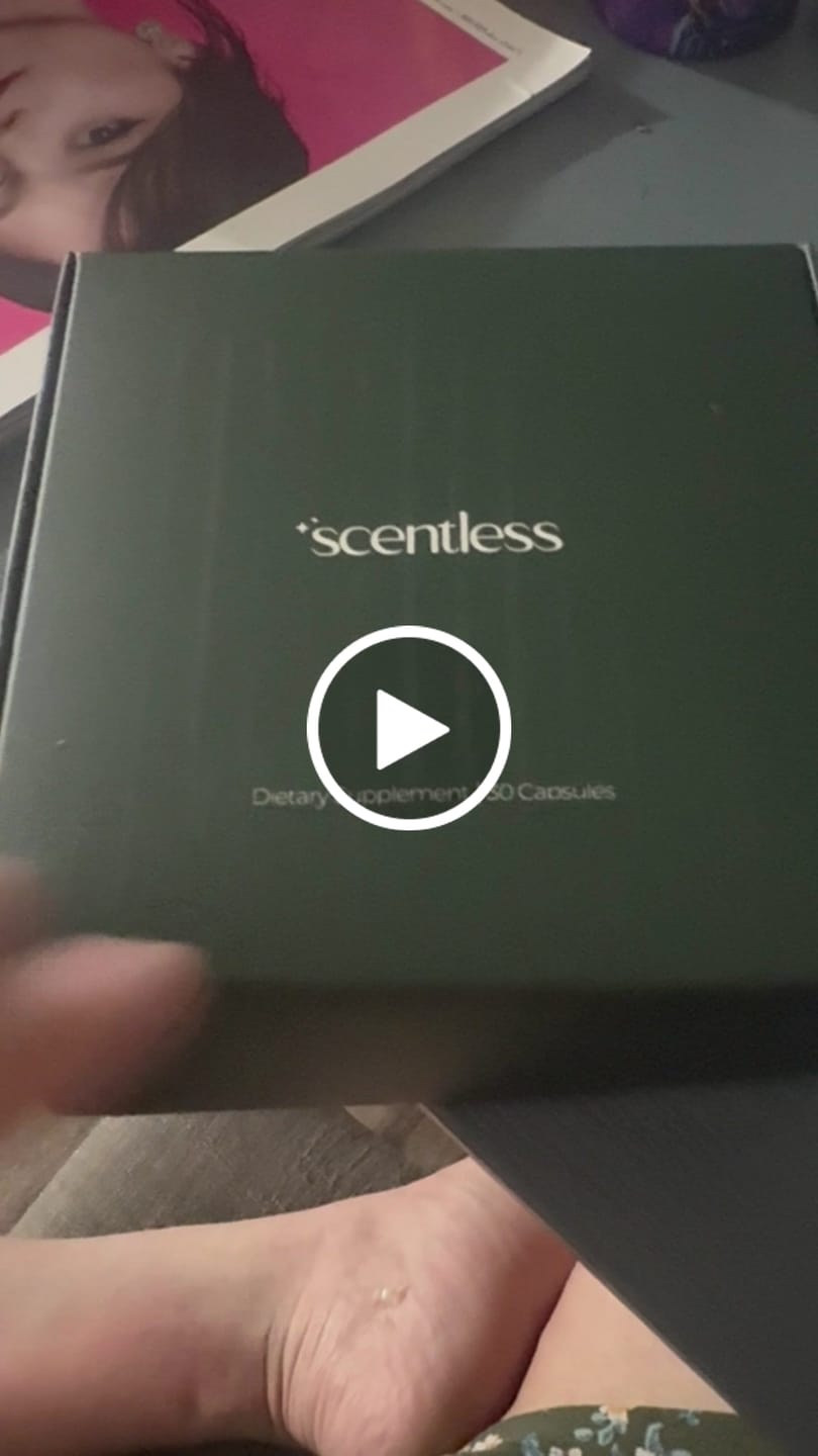Customer video review of Scentless Deodorant Supplement