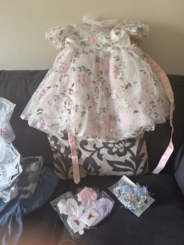 Margaret M. review of Flower Butterfly Child Crown Princess Corolla Headdress Girl Wreath image 1 out of 1