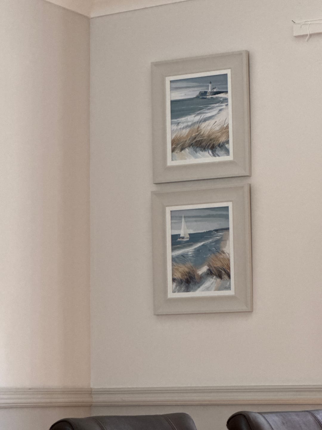 Customer photo review of White Sails & Making Waves Set Of Two (Small) By Sabrina Roscino