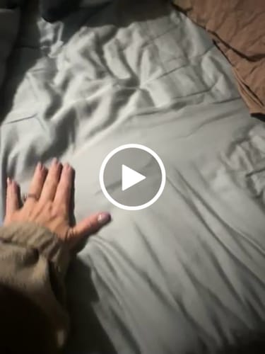 Customer video review of TENCEL Eucalyptus Cooling Bed Sheet Set