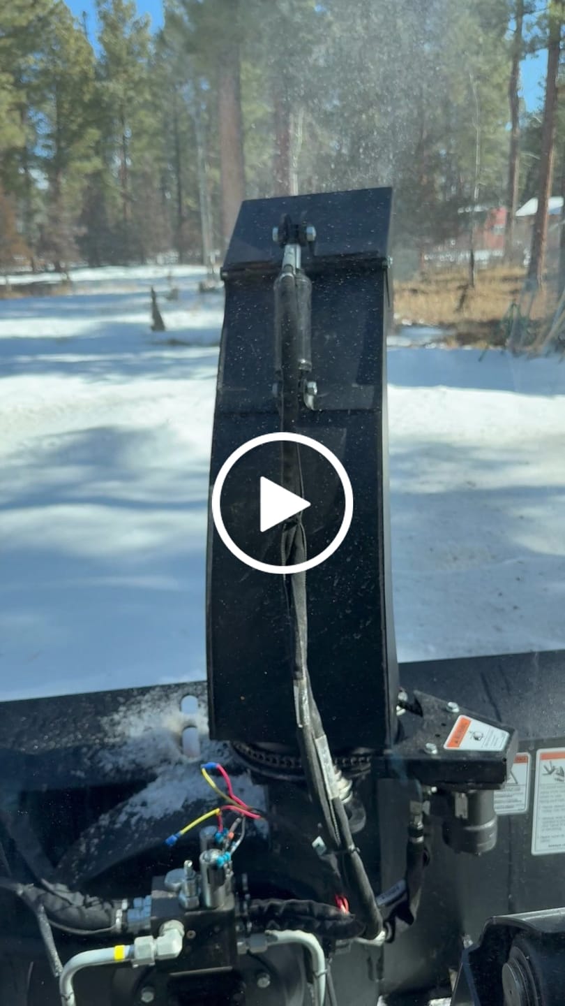 Customer video review of The Summit Series - Skid Steer High Flow Snow Blower