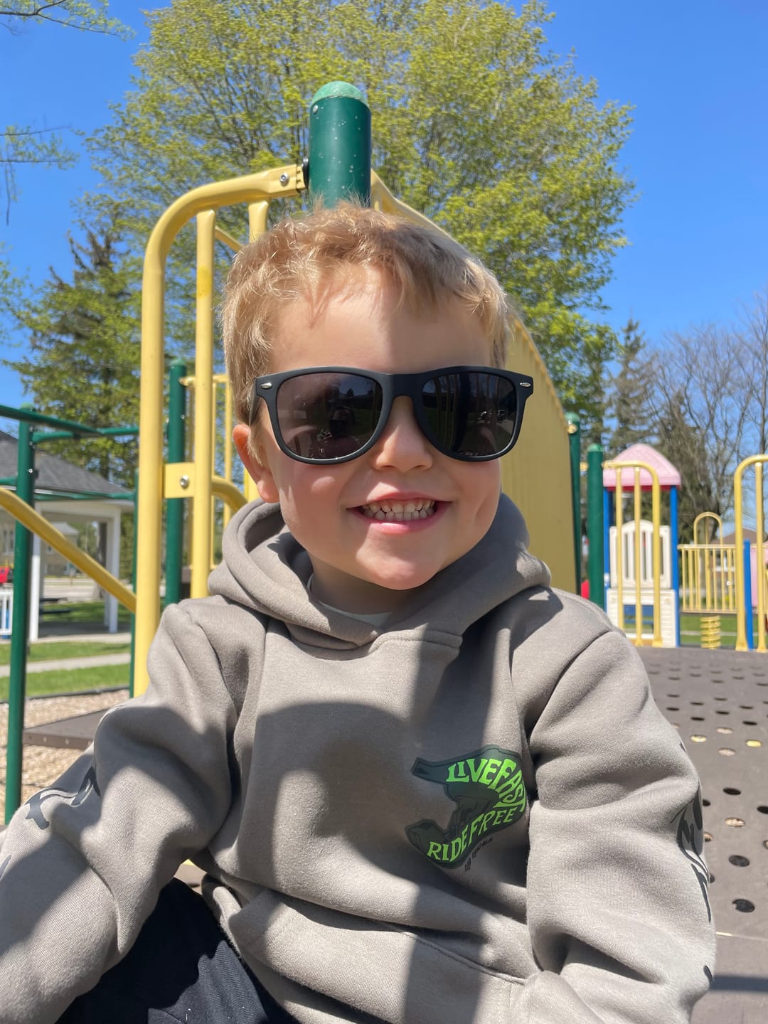 Customer photo review of Live Fast Ride Free - Hoodie