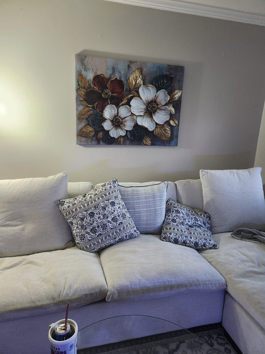 Customer photo review of Nature Wall Art: Floral Symphony V4