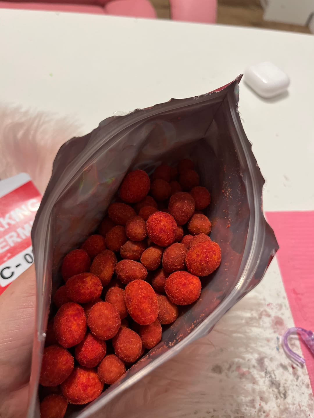Customer photo review of Cacahuates Enchilados