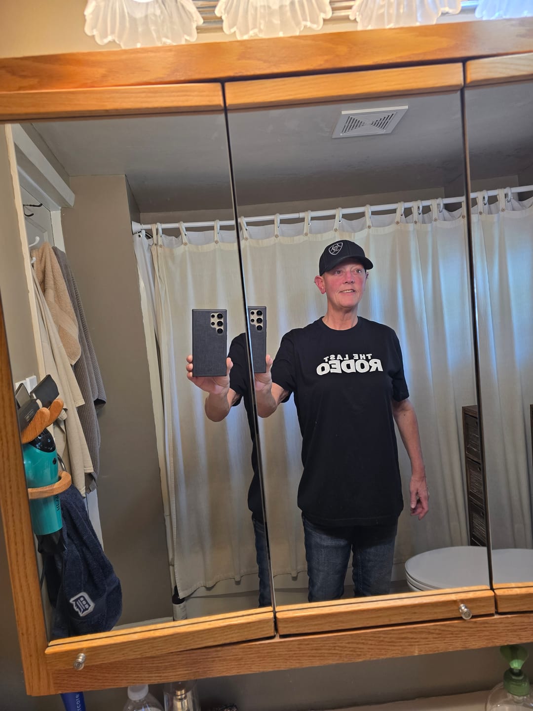 Customer photo review of The Last Rodeo T-Shirt