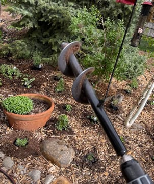 Customer photo review of GardenMate™ - Garden Auger Drill