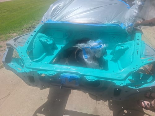 Customer photo review of Jade Green Paint Basecoat