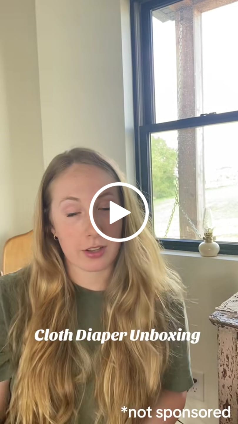 Customer video review of Solid Color: Essentials Pocket Cloth Diaper with Athletic Wicking Jersey, Grows with your Baby