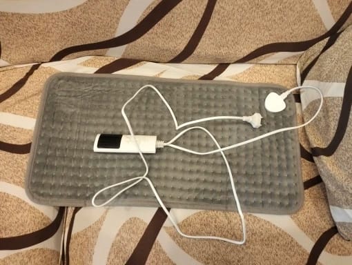Customer photo review of Electric Heating Therapy Pad