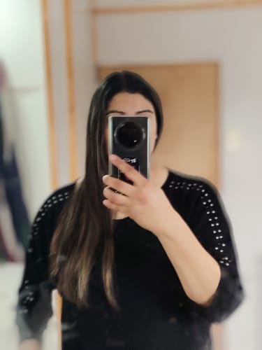 Reseña con foto de un cliente sobre Hidratox, tratamiento efecto bótox capilar instantáneo