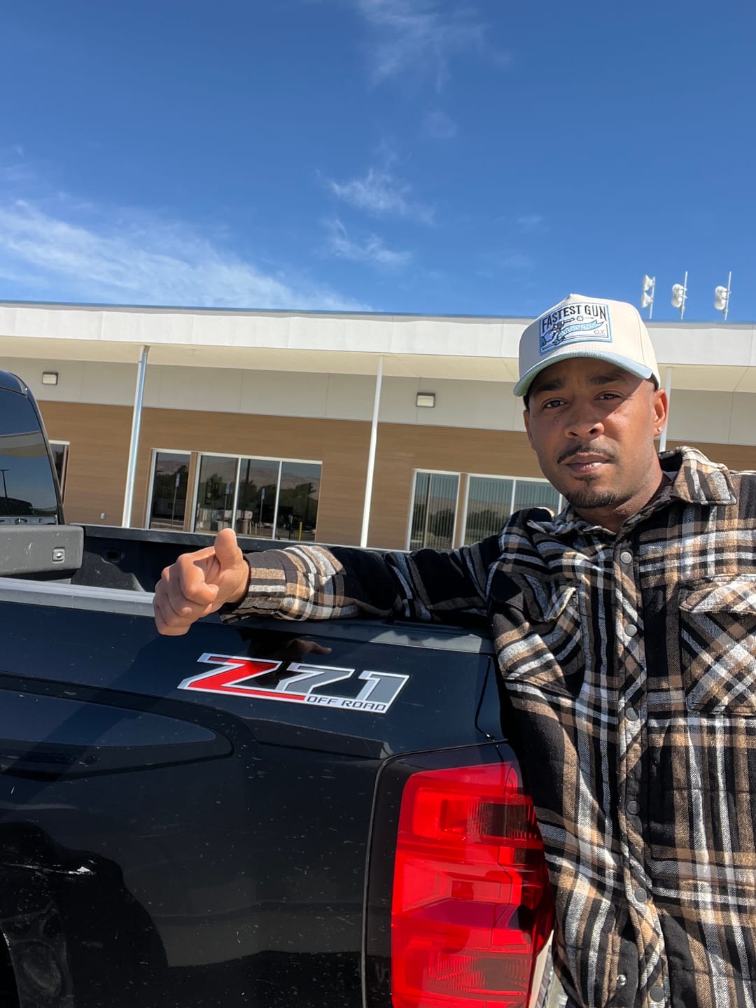 Customer photo review of Fastest Gun SnapBack