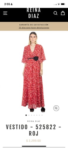 Customer photo review of Vestido - 525822 - ROJ