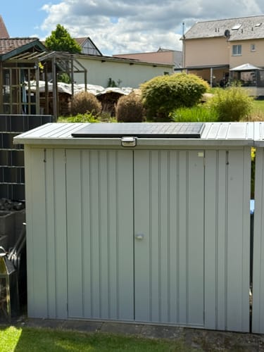 Customer photo review of Solarmodul 200W Komplett Schwarz