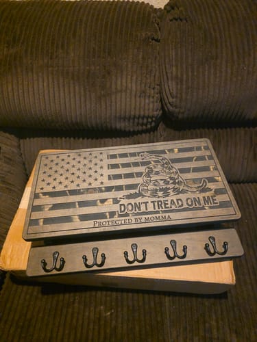 Customer photo review of PERSONALIZABLE DON'T TREAD ON ME