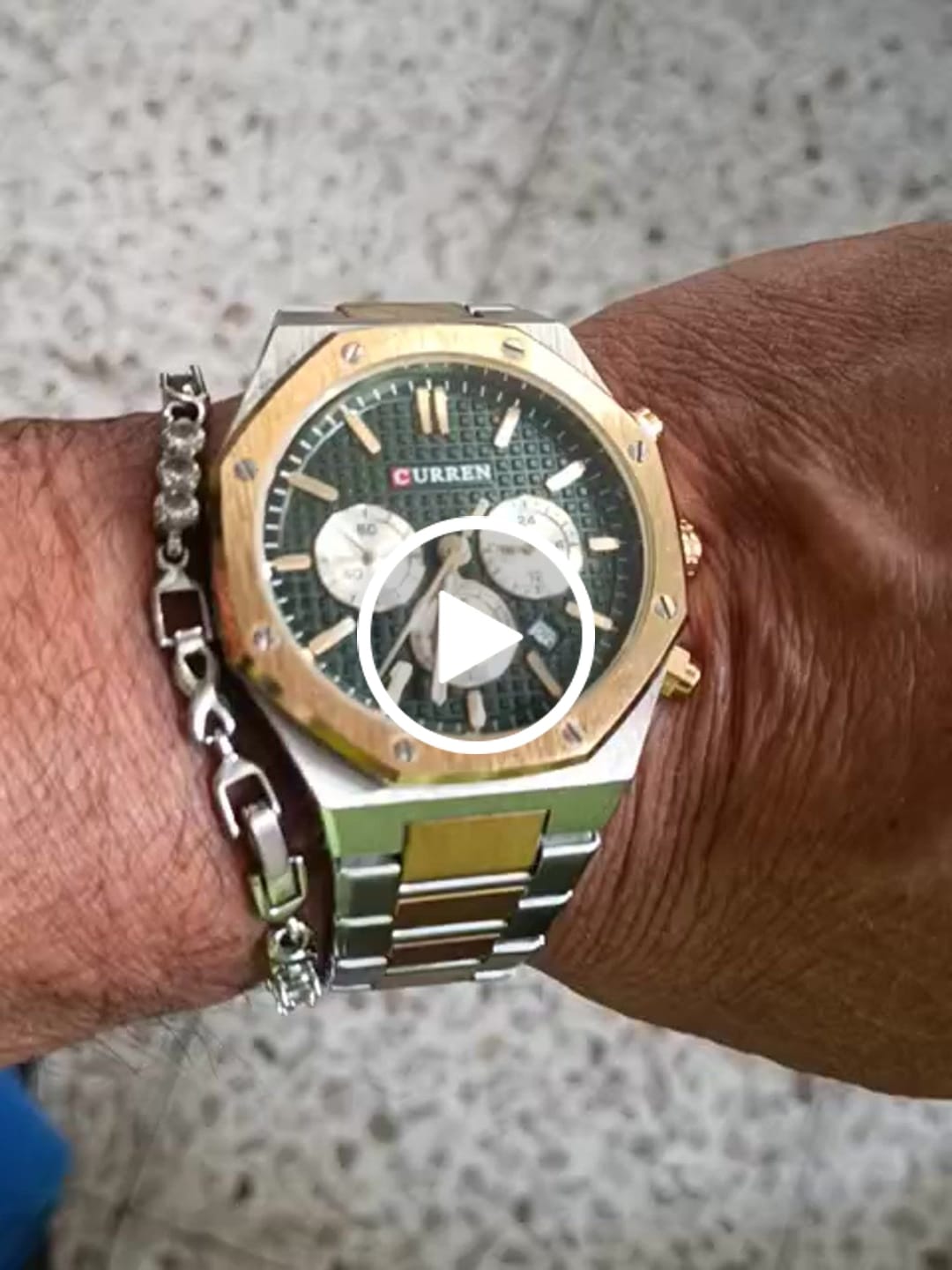 Customer video review of Curren Atene® orologio uomo acciaio
