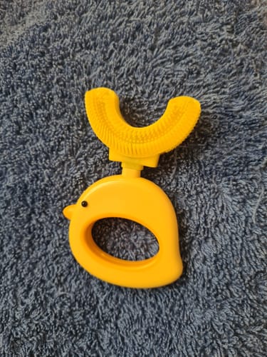 Customer photo review of Chick U-Shaped Sensory Toothbrush