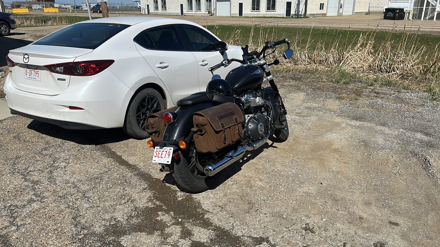 Customer photo review of expedition saddlebag