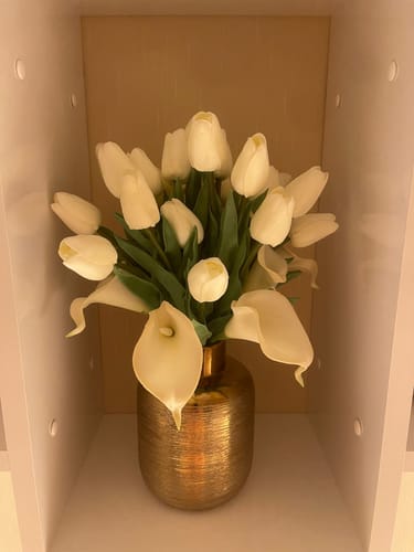Customer photo review of Tulipes - Blanc (25 Tiges)
